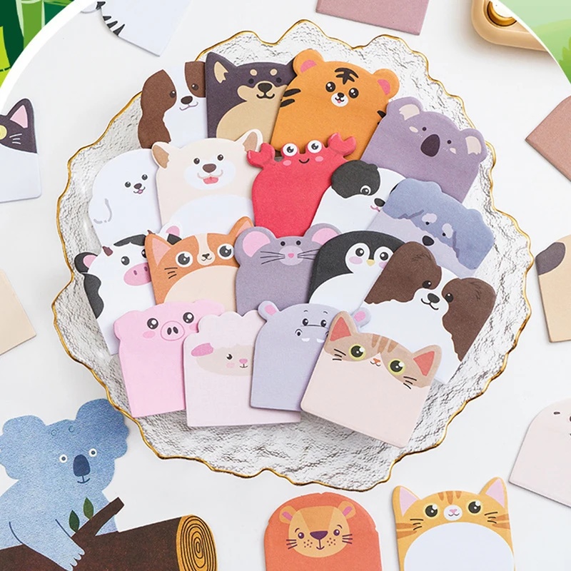 Is Stationery Office Supply - 240pcs Lovely Animal Shaped Blank Sticky
