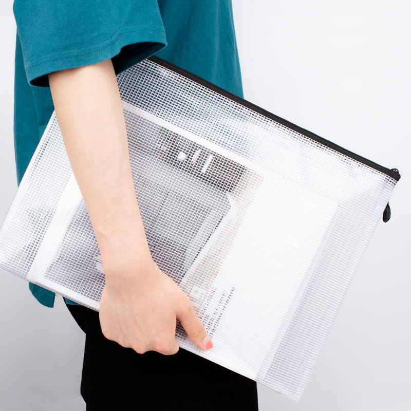 Mesh Zipper Storage Bag Docume - File Folder Hanging review and price