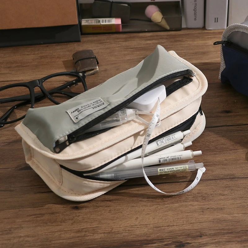 Large Capacity Pencil Case Min - Office Supply Office Stationery Items review and price