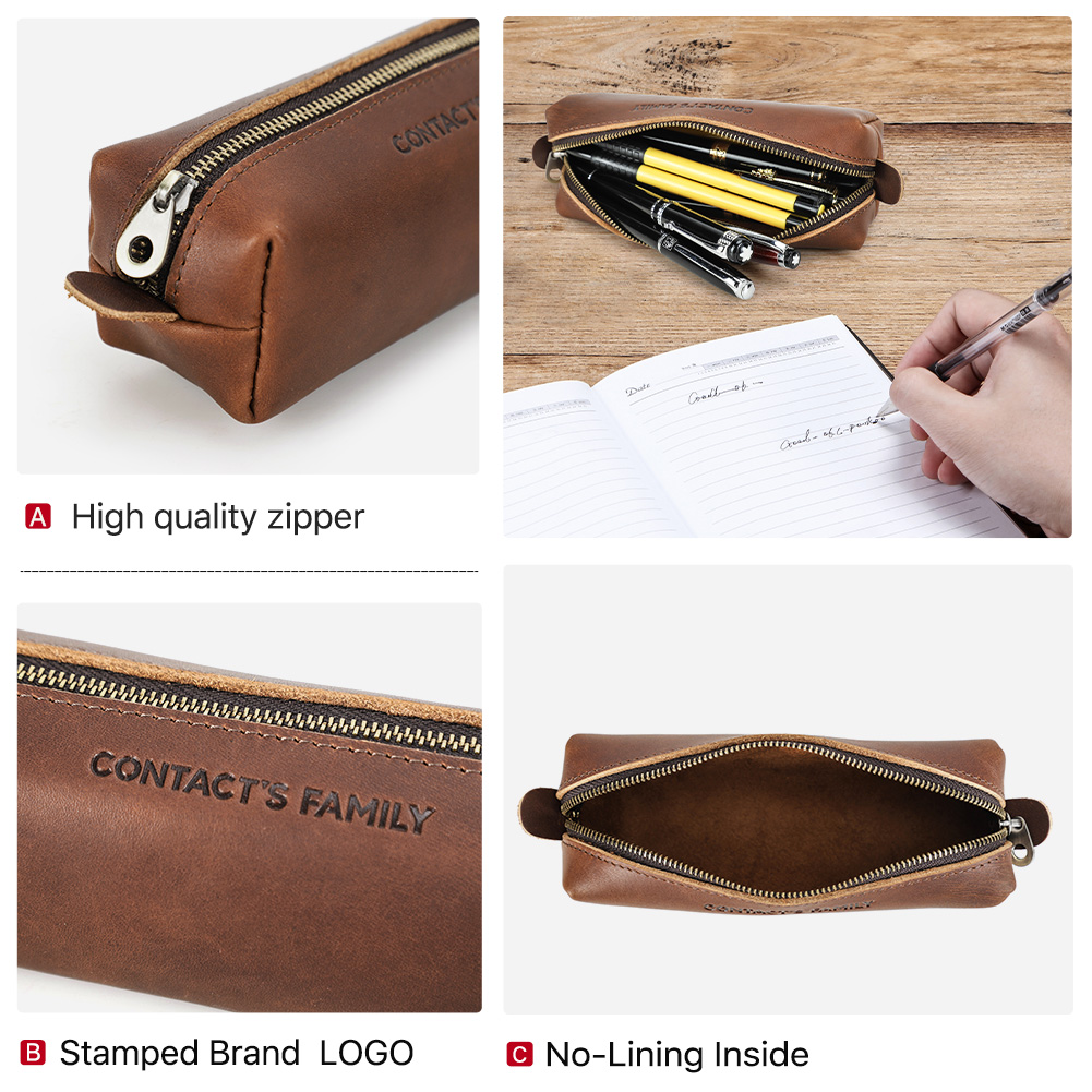 Retro Leather Pencil Case High - Stationery Supply Business review and price