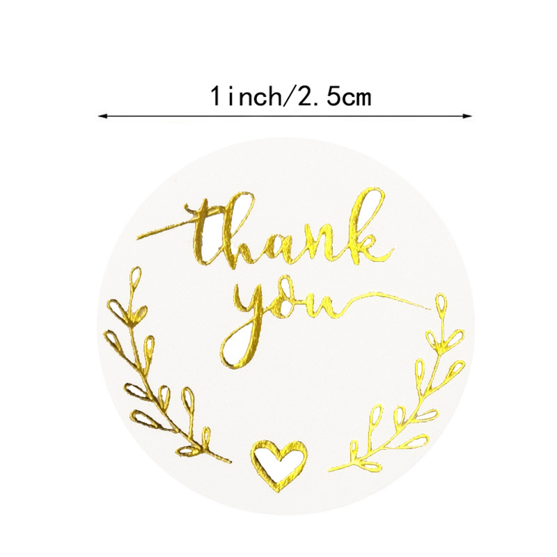 100-500pcs Gold Thank You Stic - Stationery Supply Business review and price