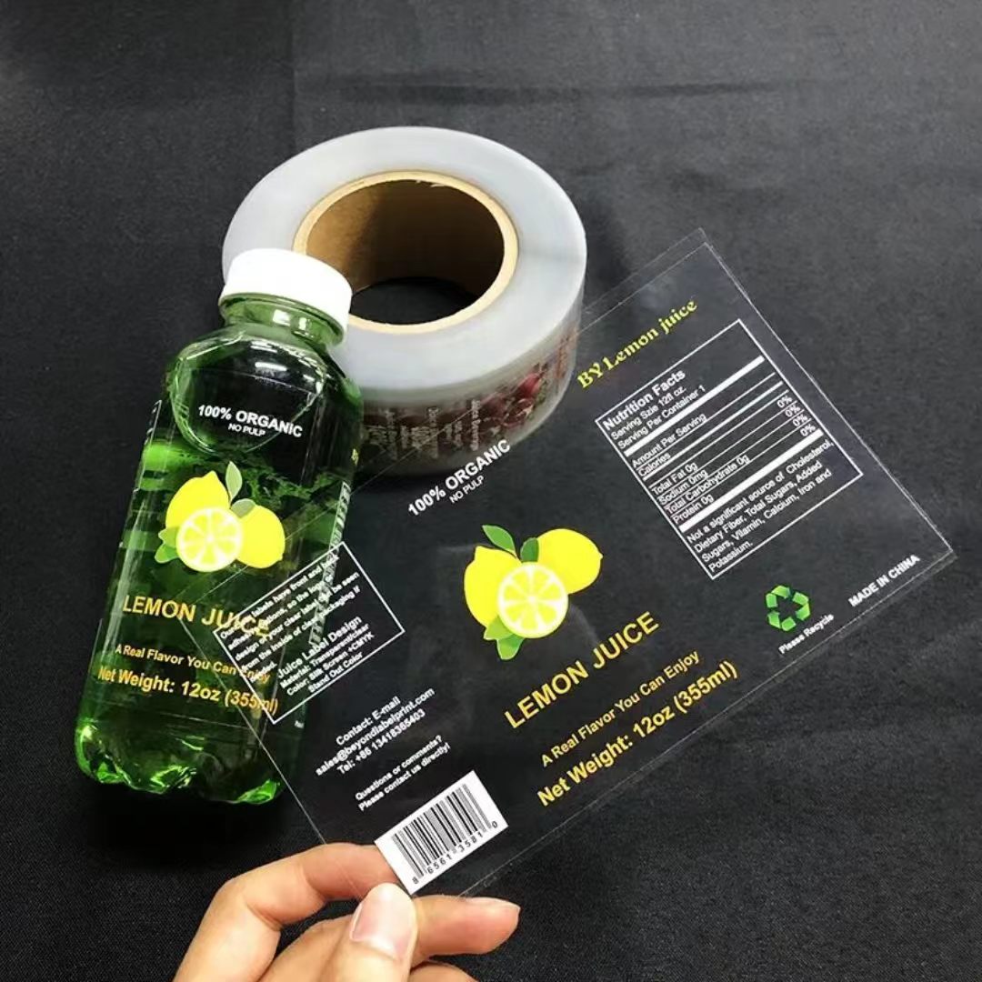 Custom Printed Transparent BOP - Sticker Label Roll review and price