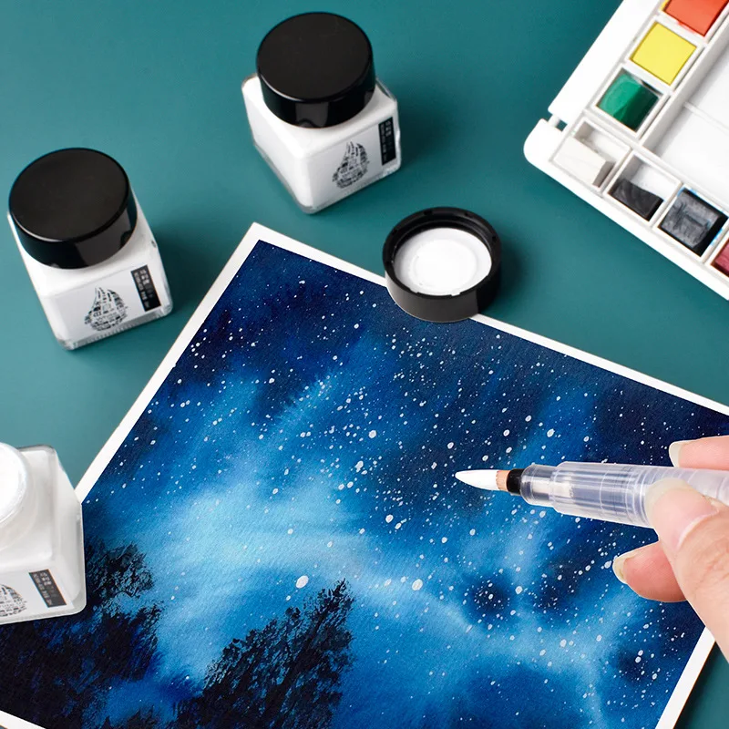 30ML White Ink High-gloss Wate - Correction Fluid White review and price
