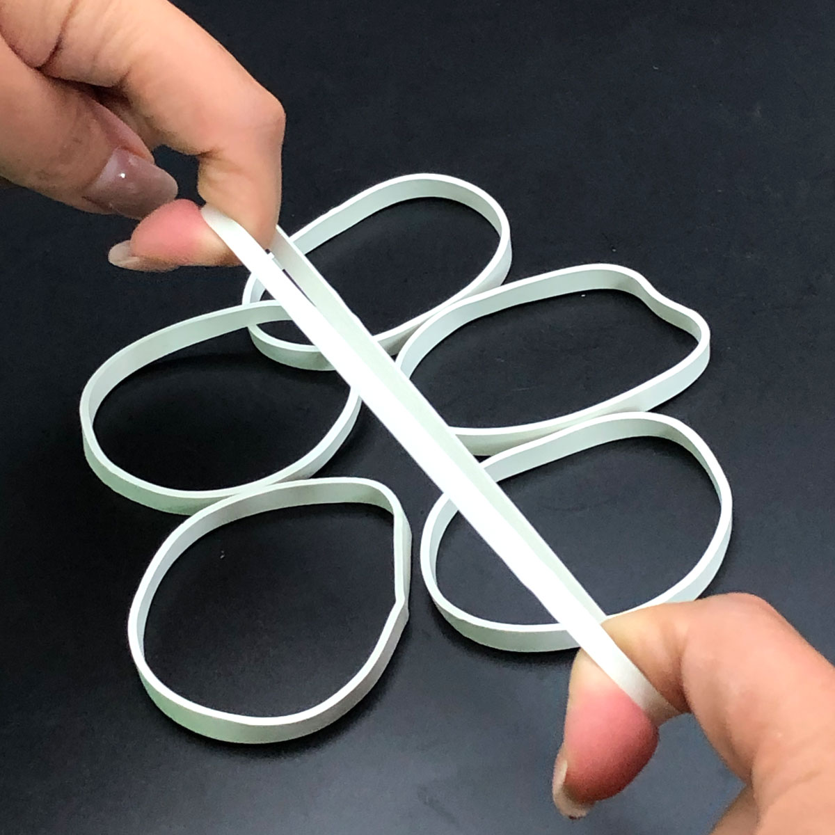 100pcs Rubber Bands White Colo - Stationery Warehouse review and price