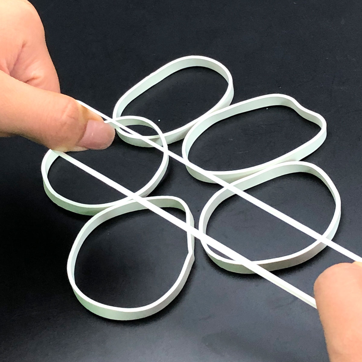 100pcs Rubber Bands White Colo - Stationery Warehouse review and price