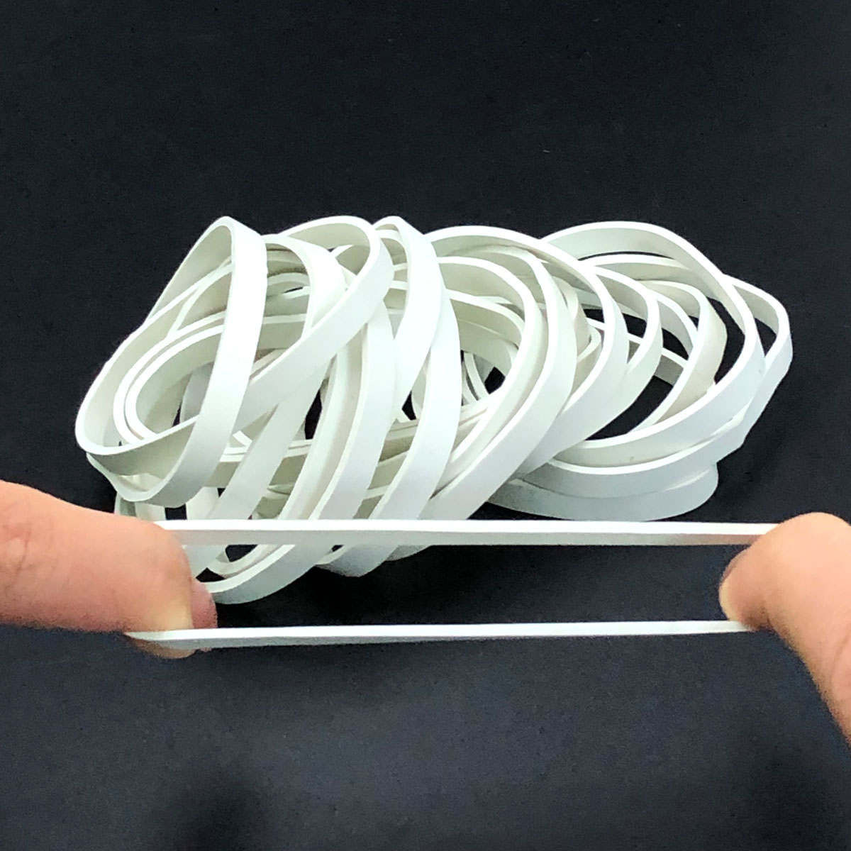 100pcs Rubber Bands White Colo - Stationery Warehouse review and price
