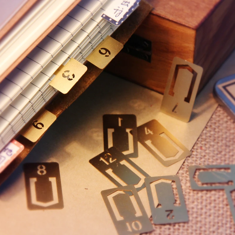 12 Pcs/lot Vintage Copper Book - Stationery Office Supply Store review and price