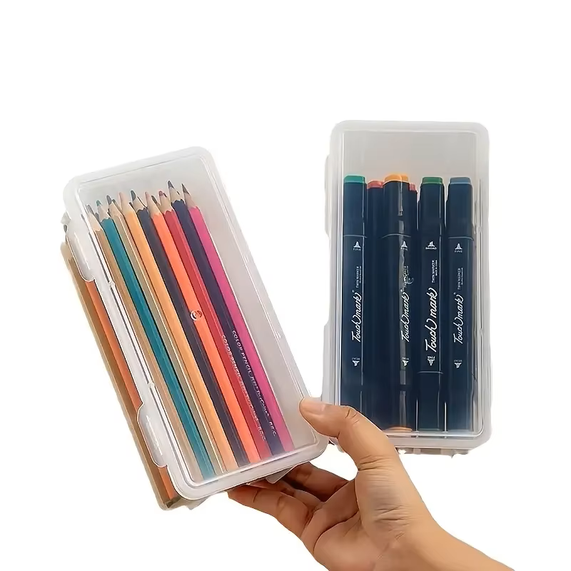 4 Large Transparent PP Storage - Stationery Office Supply Store review and price