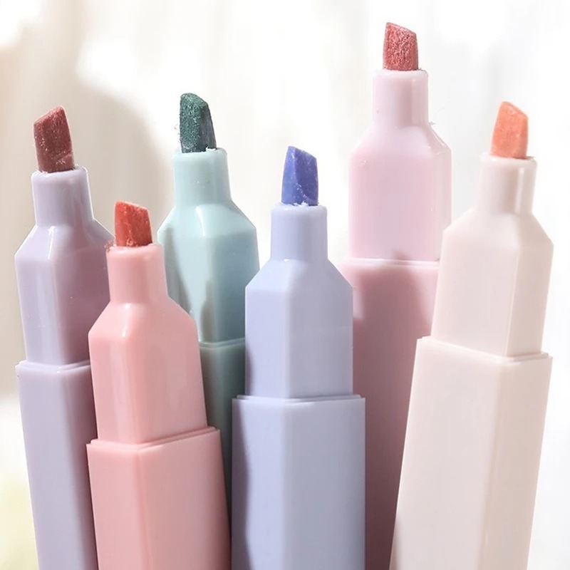 6pcs/set Pastel Color Highligh - Highlighter Set Pastel review and price