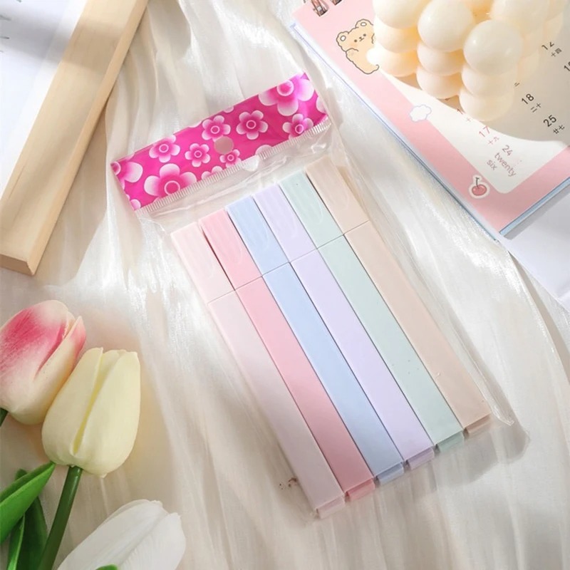 6pcs/set Pastel Color Highligh - Highlighter Set Pastel review and price