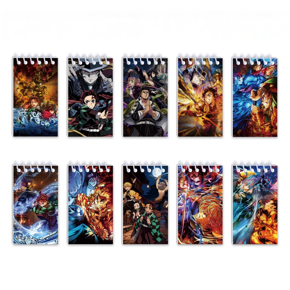 10PCS Demon Slayer Notepads. S - Is Stationery Office Supply review and price