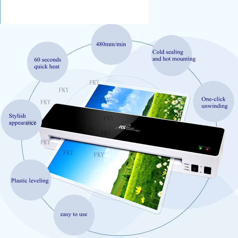 Gluing Machine Photo Office La - Document Laminator Pouch review and price