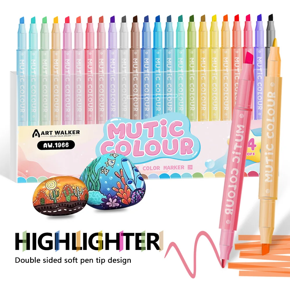 Double Head Highlighter Pens S - Highlighter Set Pastel review and price