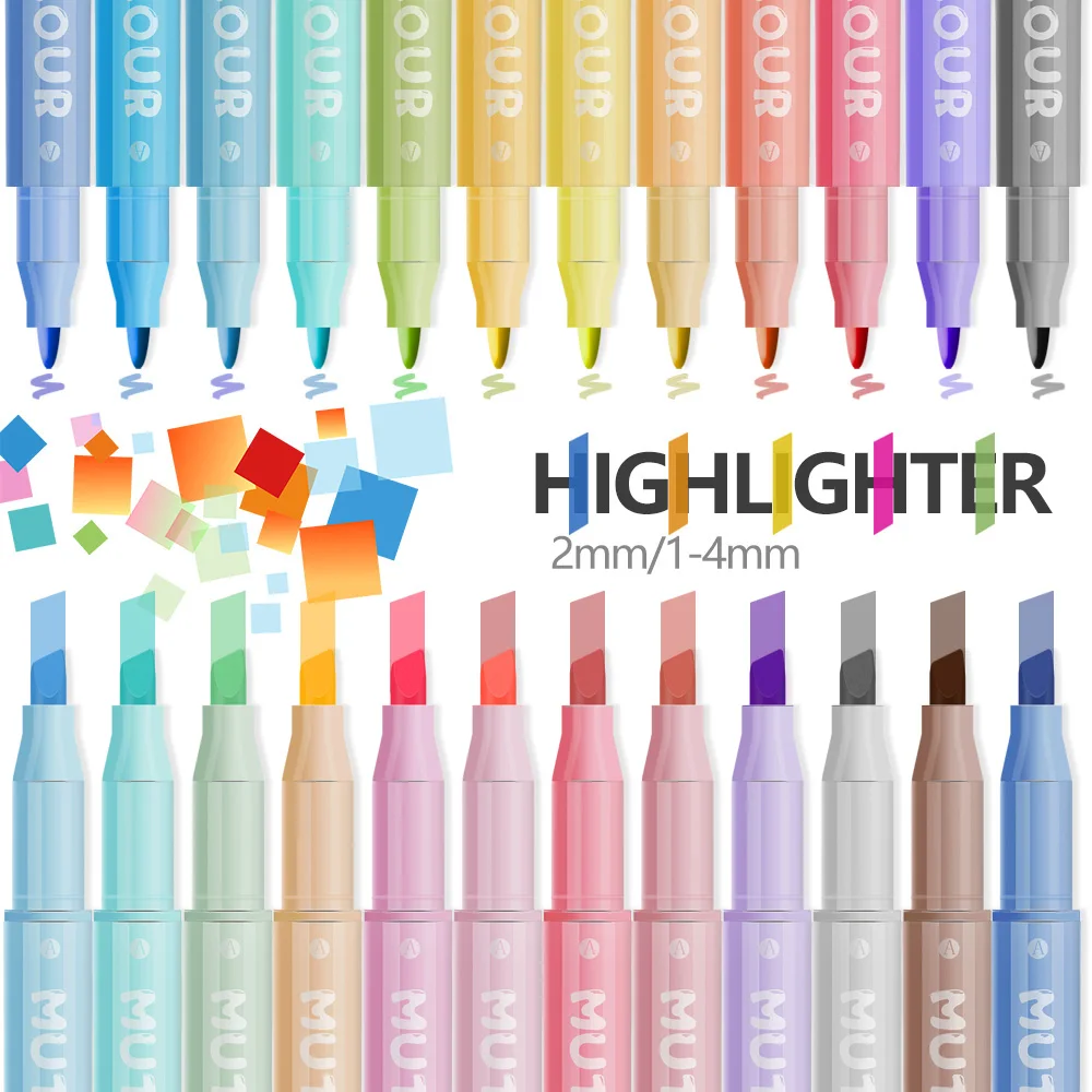 Double Head Highlighter Pens S - Highlighter Set Pastel review and price