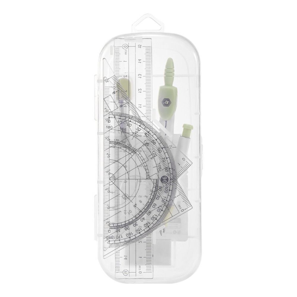 8PCS/Set Plastic Ruler Compass - Compass Geometry Set review and price