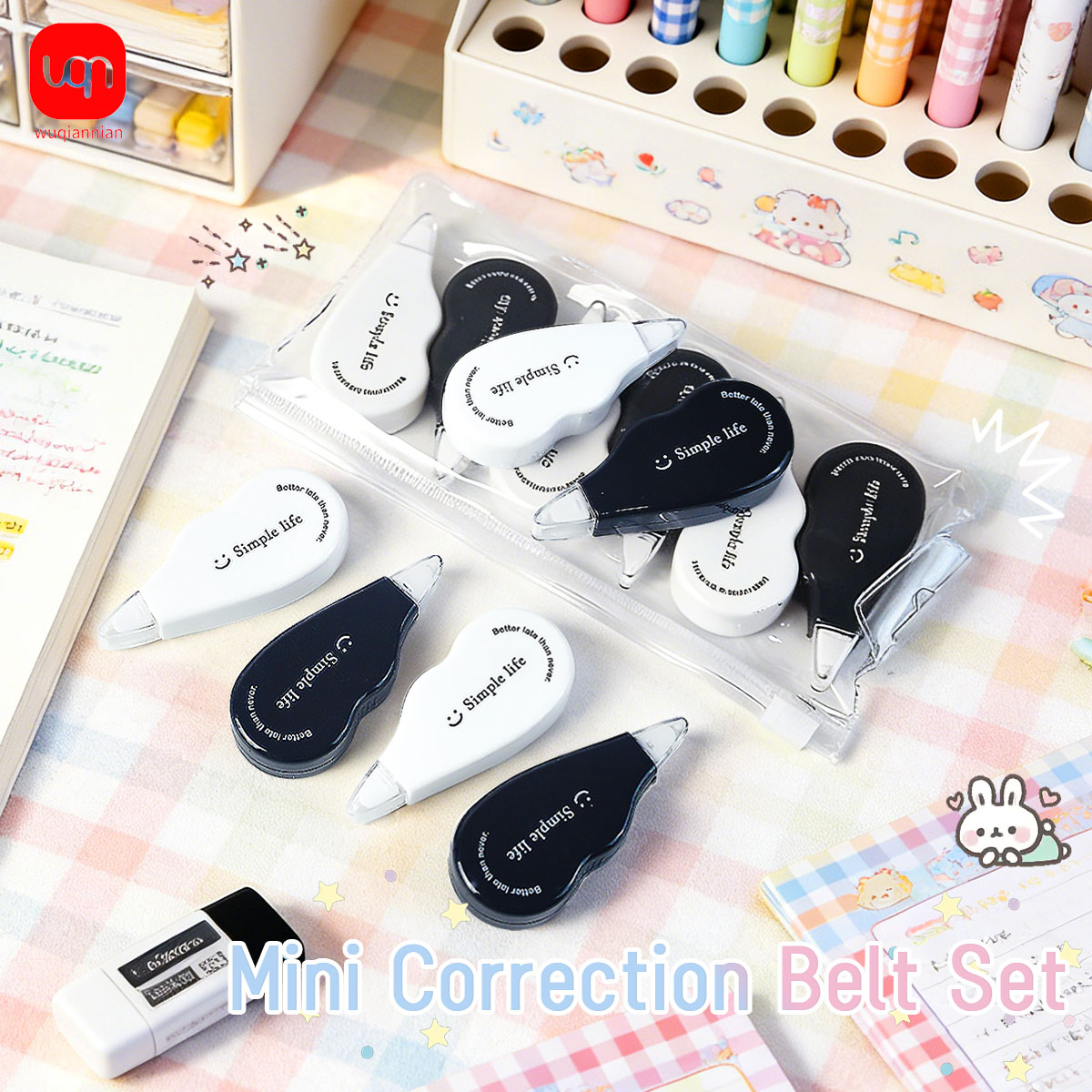 WQN - Black and White Mini Cor - Office Supply Office Stationery Items review and price
