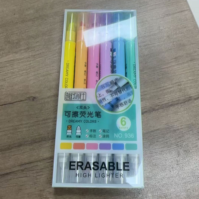 6pcs Erasable Highlighters Pas - Highlighter Set Pastel review and price