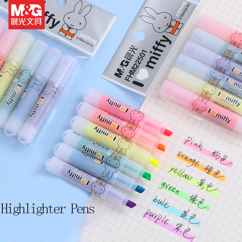 M&G Highlighter Marker Angled  - Highlighter Set Pastel review and price