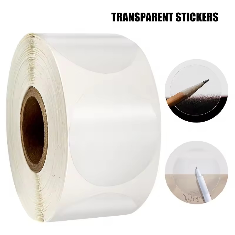 Transparent Circular Sticker S - Sticker Label Roll review and price