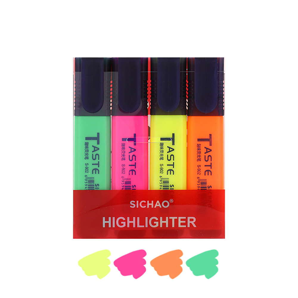 4PCS Fluorescent Highlighter P - Highlighter Set Pastel review and price