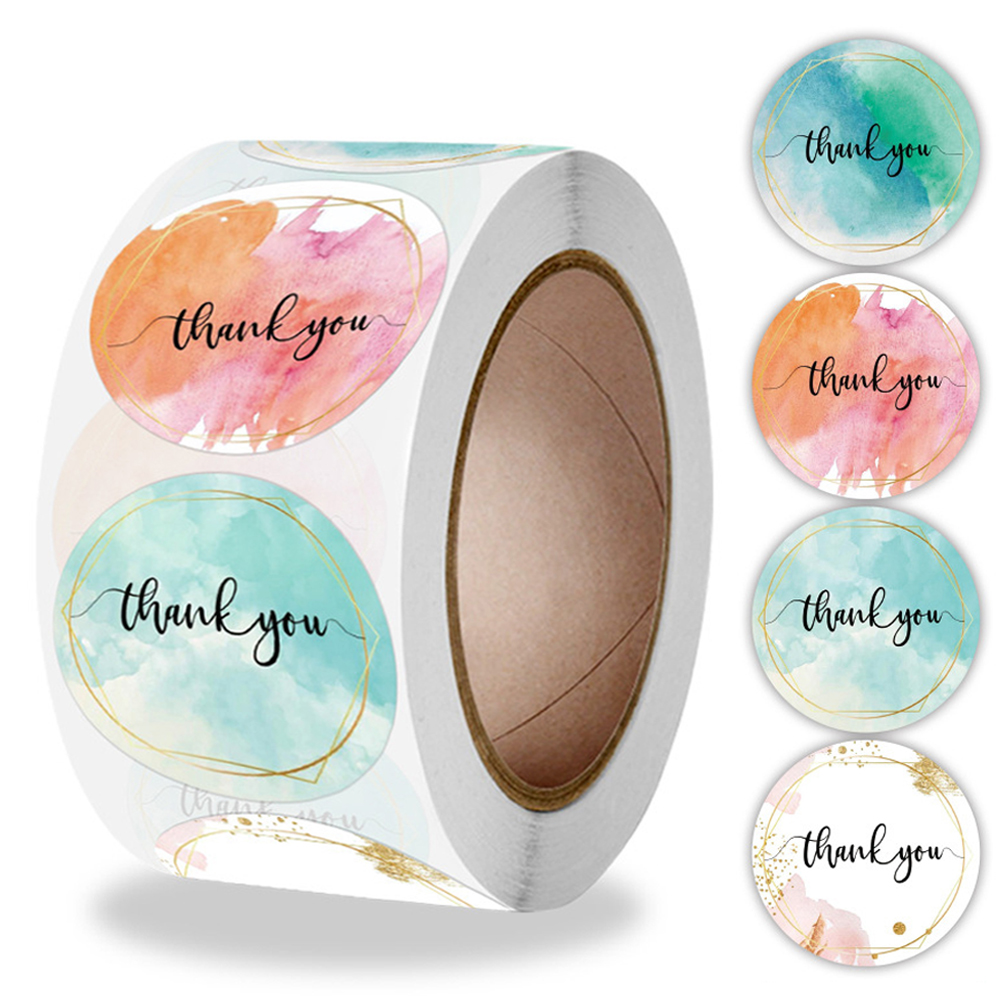 100-500 Pcs Thank You Stickers - Stationery Supply Business review and price