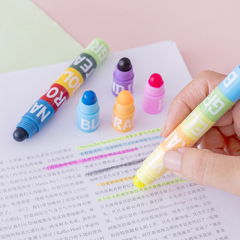 6/12 Colors Splice Mini Bible  - Highlighter Set Pastel review and price